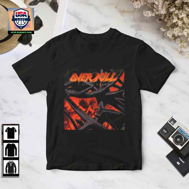 Overkill Thrash Metal Band I Hear Black 3D Shirt - Radiant and glowing Pic dear