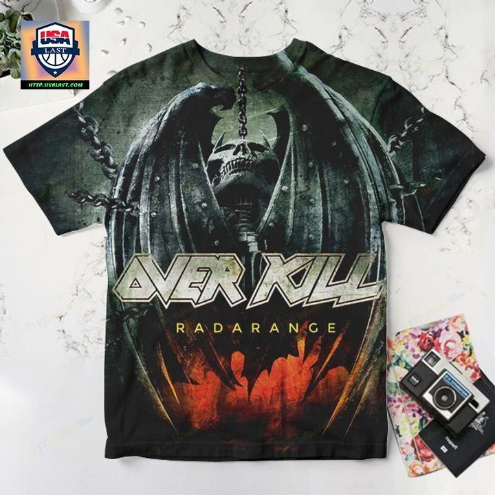 Overkill Thrash Metal Band Ironbound 3D Shirt - Studious look