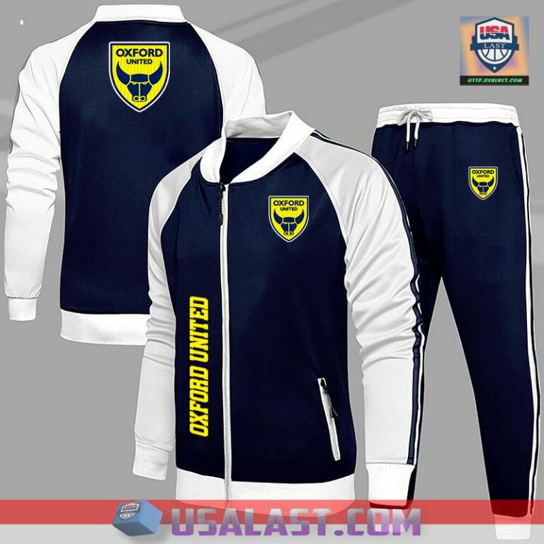 Oxford United F.C Sport Tracksuits 2 Piece Set - My friend and partner