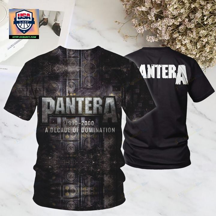Pantera Band 1990-2000 A Decade of Domination 3D T-Shirt - Selfie expert