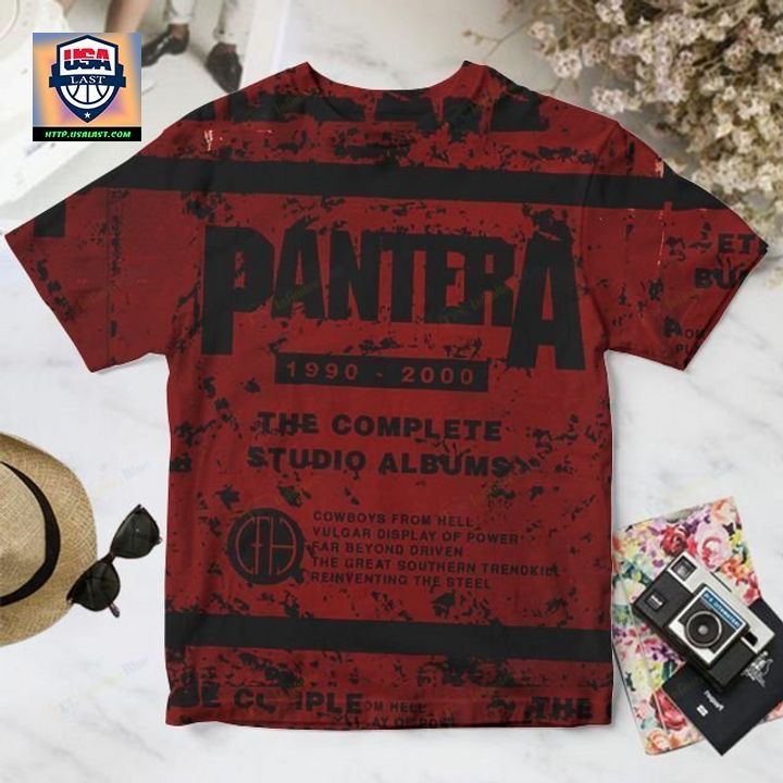 Pantera Band Complete Studio Albums 1990-2000 3D T-Shirt - Cool DP