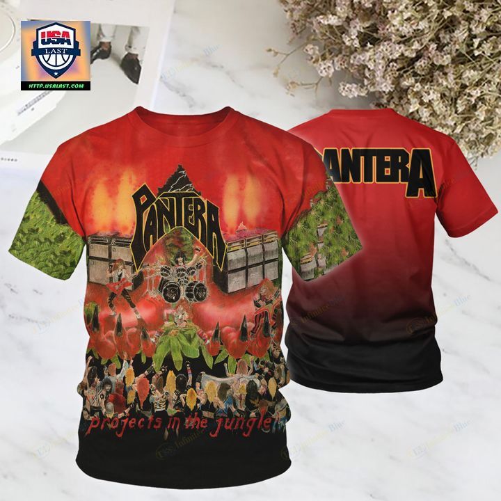 Best Sale Pantera Band Projects in the Jungle 3D T-Shirt