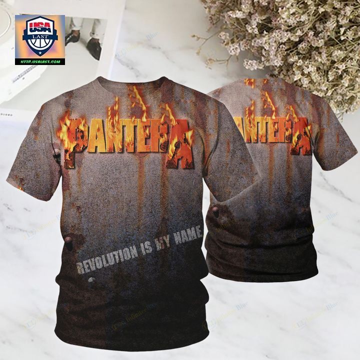 Luxurious Pantera Band Revolution Is My Name 3D T-Shirt