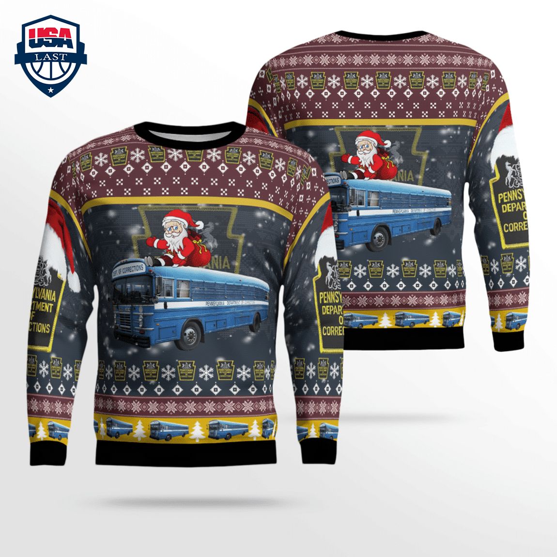 Pennsylvania Department of Corrections 3D Christmas Sweater