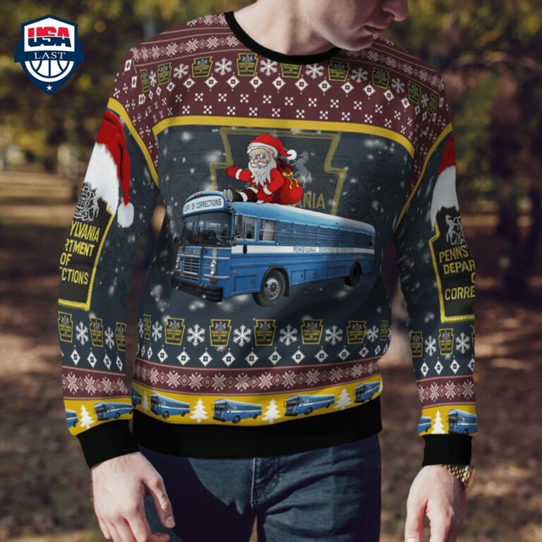Pennsylvania Department of Corrections 3D Christmas Sweater - Damn good