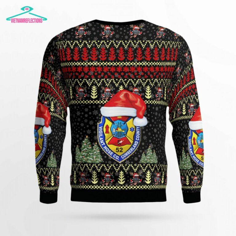 Pennsylvania Vigilant Hose Company 1 3D Christmas Sweater - Looking so nice