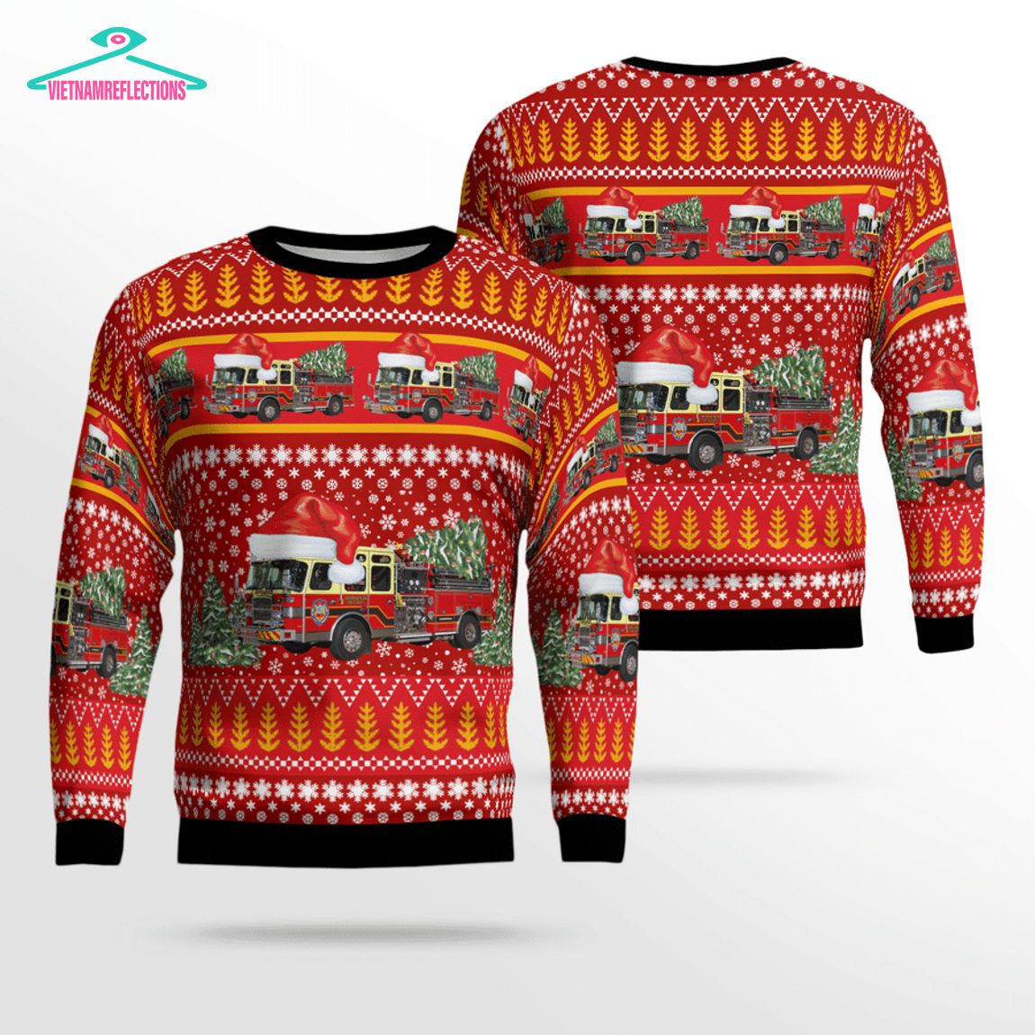Pennsylvania Vigilant Hose Company 1 Ver 2 3D Christmas Sweater