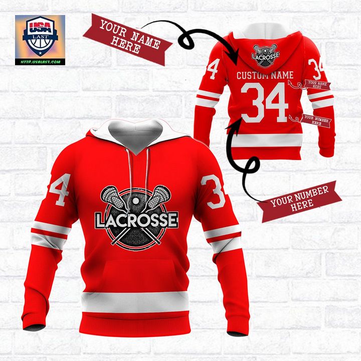 Personalized Lacrosse Red 3D All Over Print Shirt Shirt - Loving, dare I say?