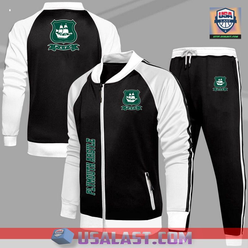 Awesome Plymouth Argyle F.C Sport Tracksuits 2 Piece Set