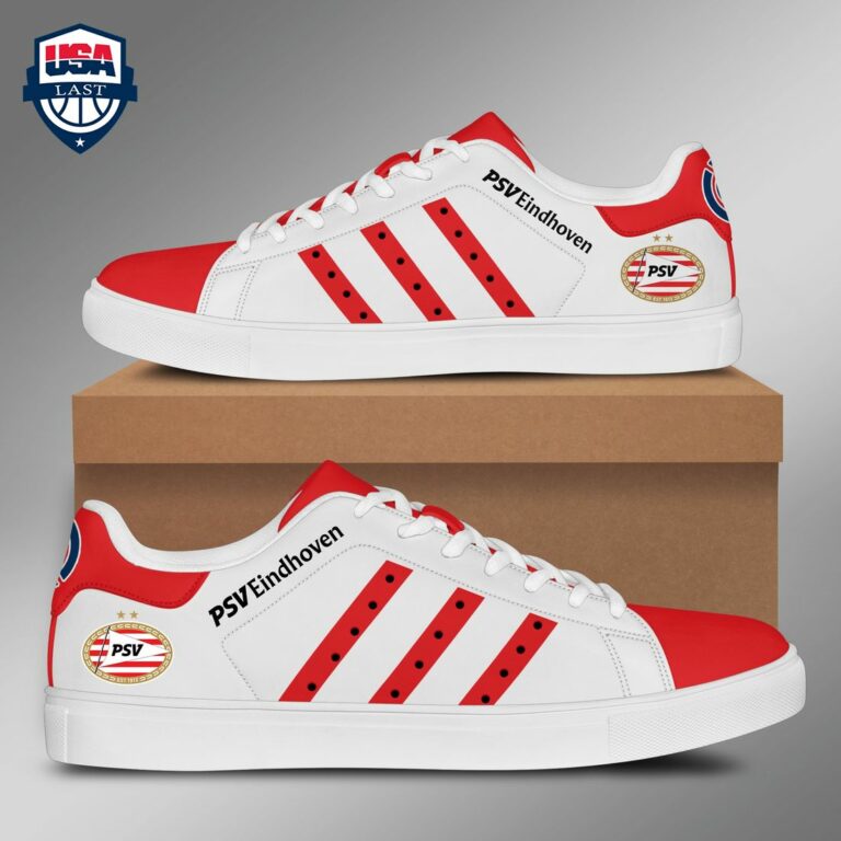 PSV Eindhoven Red Stripes Stan Smith Low Top Shoes - Our hard working soul