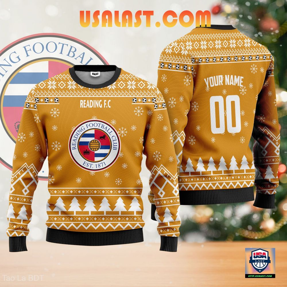 Luxurious Reading F.C. Personalized Ugly Sweater Tiger King Version