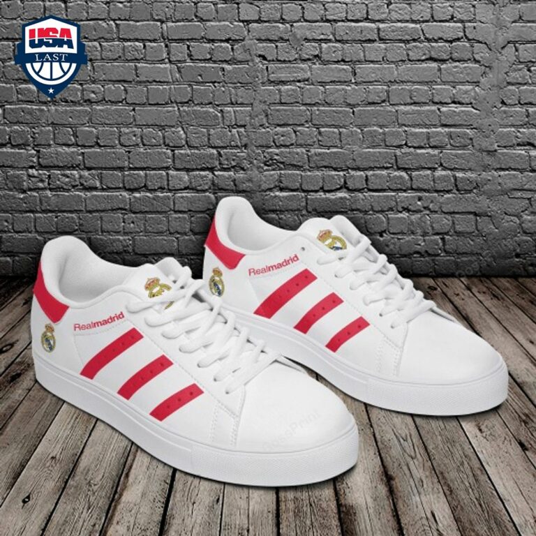 Real Madrid Pink Stripes Stan Smith Low Top Shoes - You look so healthy and fit