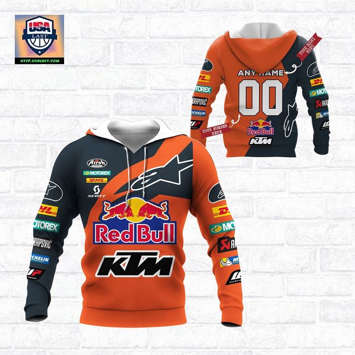 The Great Red Bull KTM Racing Personalized 3D All Over Print Shirt Ver2