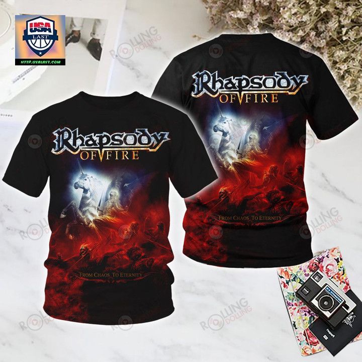 Luxurious Rhapsody of Fire From Chaos to Eternity 3D Shirt
