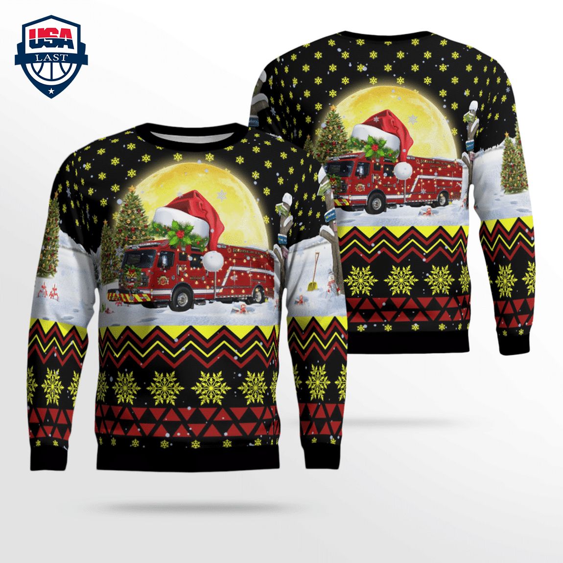 Robertson Fire Protection District 3D Christmas Sweater