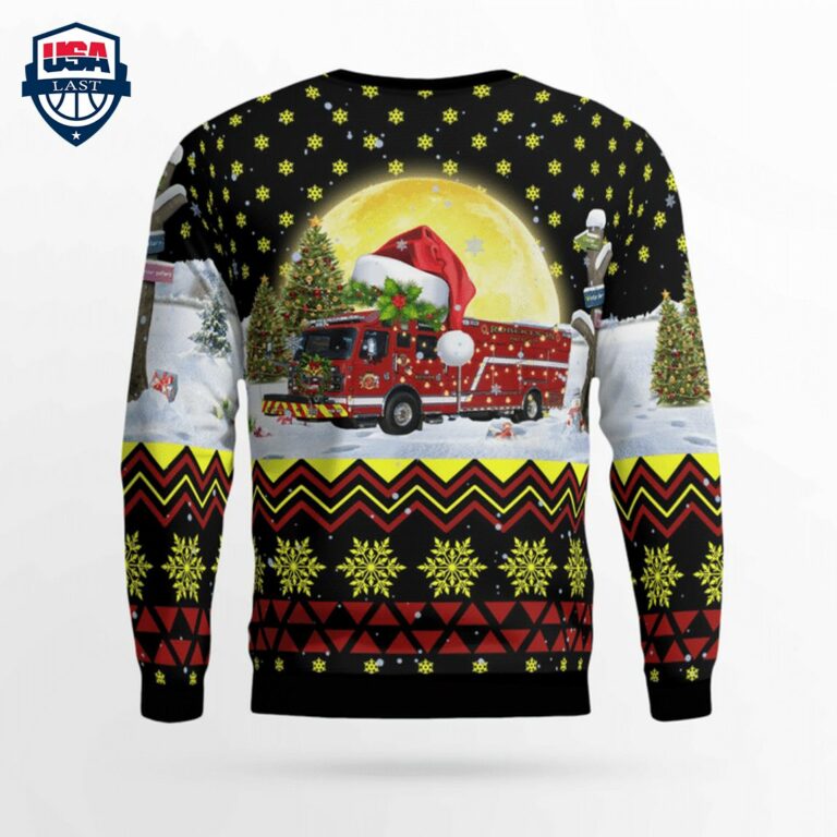 Robertson Fire Protection District 3D Christmas Sweater - You look too weak