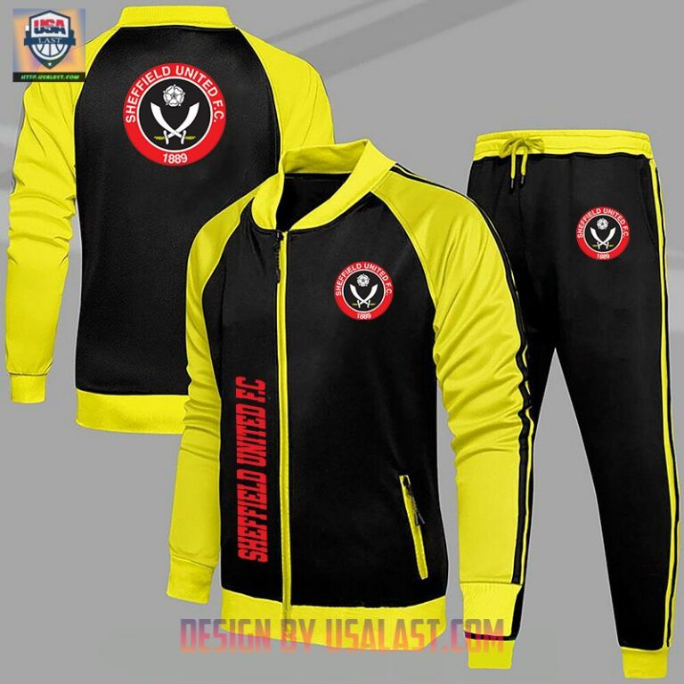 Sheffield United FC Sport Tracksuits Jacket - Natural and awesome
