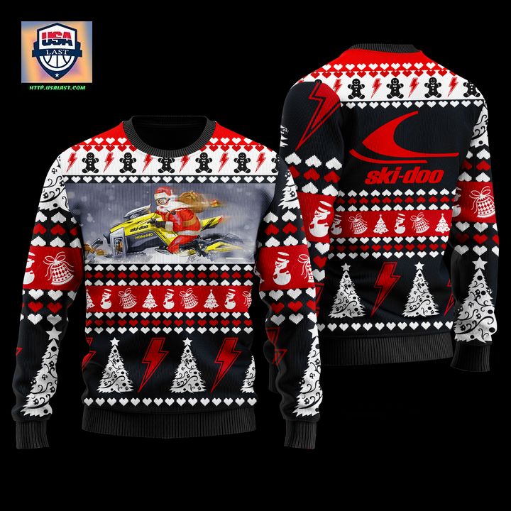 Ski-doo 3D Faux Wool Sweater - You look beautiful forever