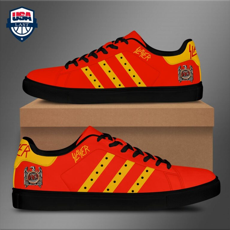 Slayer Yellow Style 1 Stan Smith Low Top Shoes - Wow, cute pie