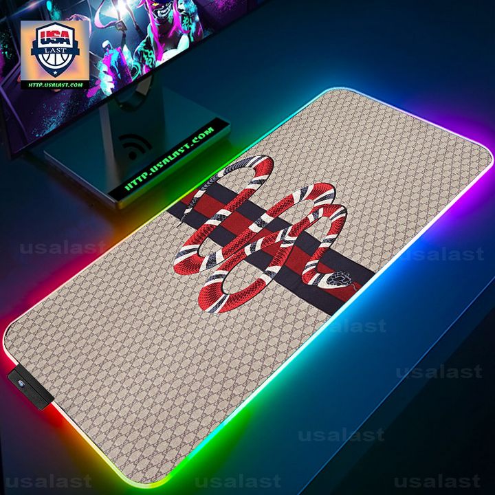New Snake Gucci Led Mouse Pad
