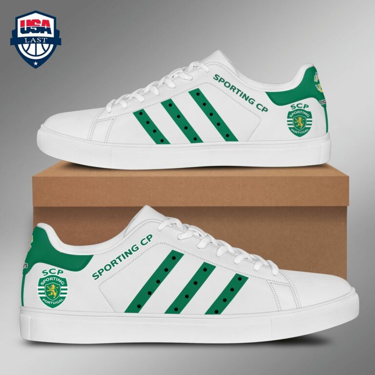 Sporting CP Green Stripes Style 1 Stan Smith Low Top Shoes - Stand easy bro