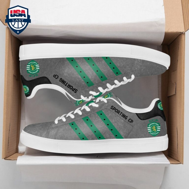 Sporting CP Green Stripes Style 3 Stan Smith Low Top Shoes - Speechless