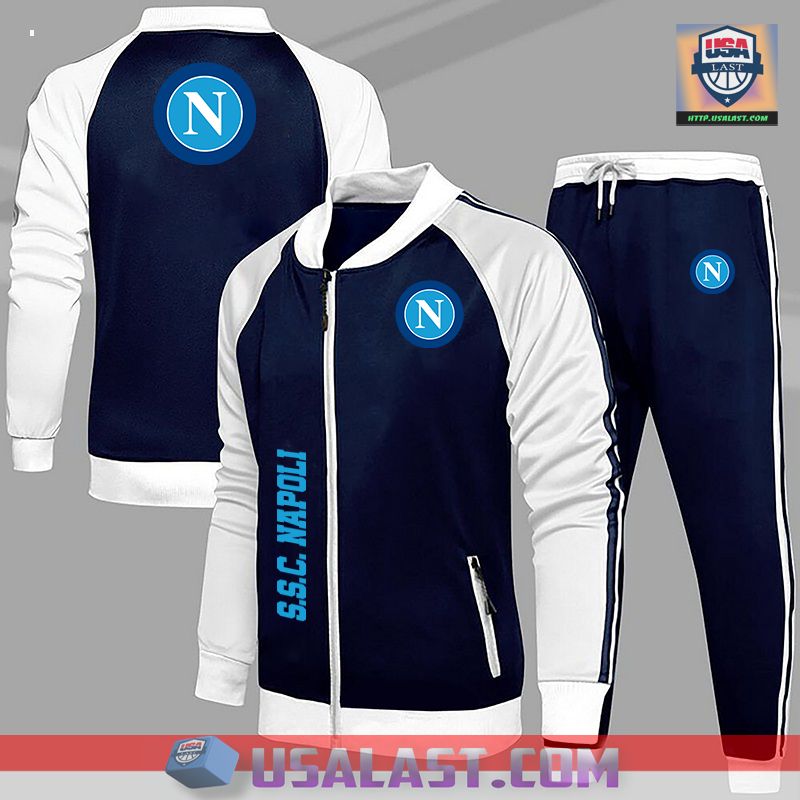 SSC Napoli Sport Tracksuits 2 Piece Set - Your beauty is irresistible.