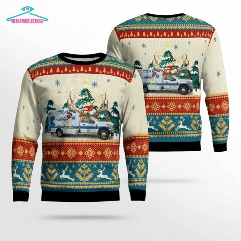 Sumner County EMS 3D Christmas Sweater - Pic of the century