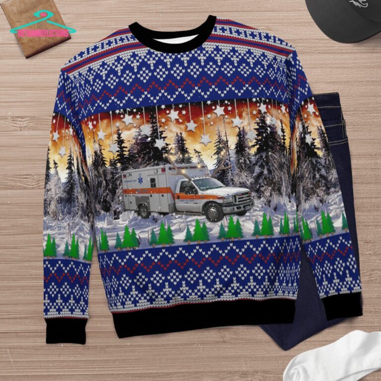 Tennessee Cumberland County EMS 3D Christmas Sweater - My friends!