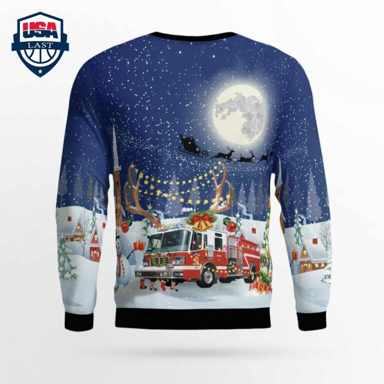 Texas Abilene Fire Department Ver 1 3D Christmas Sweater - Rocking picture