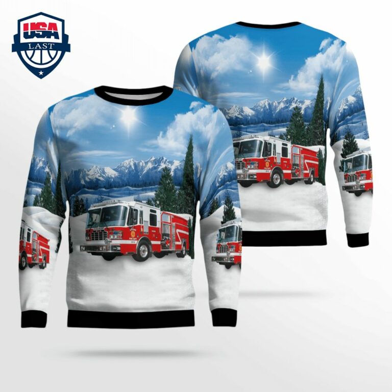 Texas Abilene Fire Department Ver 2 3D Christmas Sweater - Good one dear