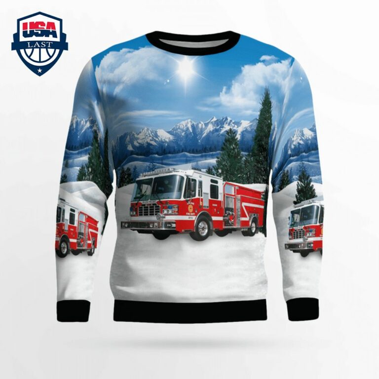 Texas Abilene Fire Department Ver 2 3D Christmas Sweater - Stunning