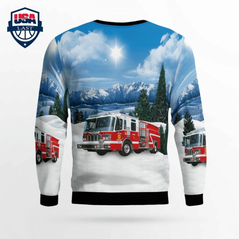 Texas Abilene Fire Department Ver 2 3D Christmas Sweater - Best couple on earth