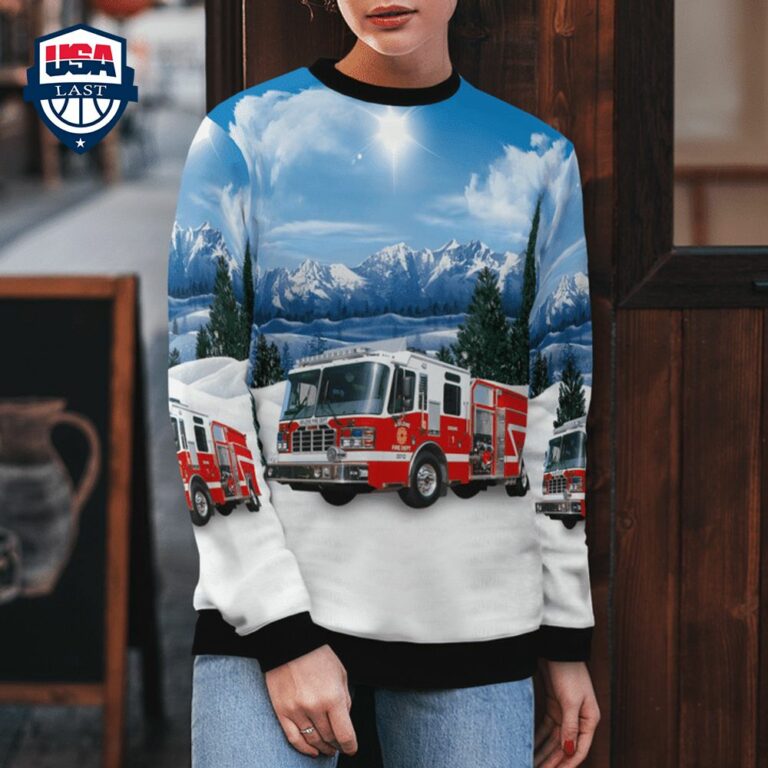 Texas Abilene Fire Department Ver 2 3D Christmas Sweater - Unique and sober