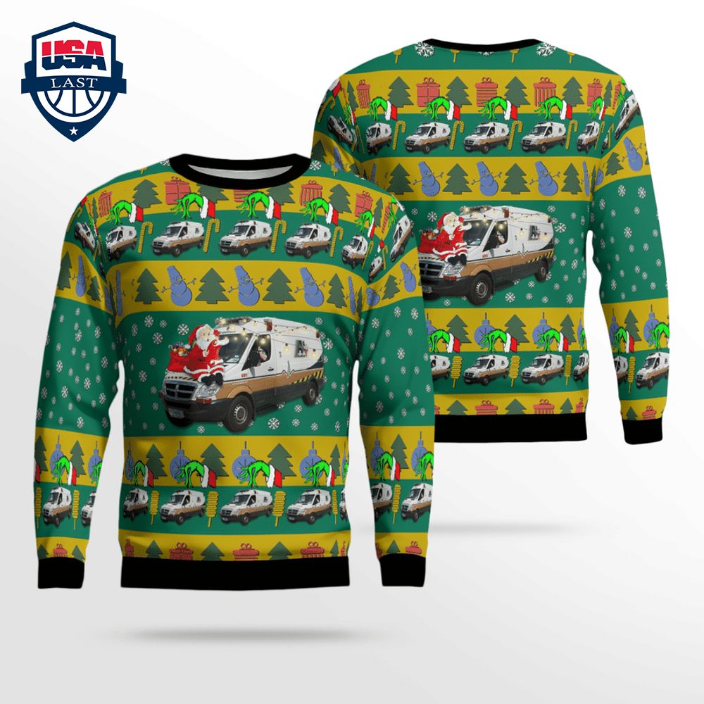 Texas Acadian Ambulance Ver 1 3D Christmas Sweater