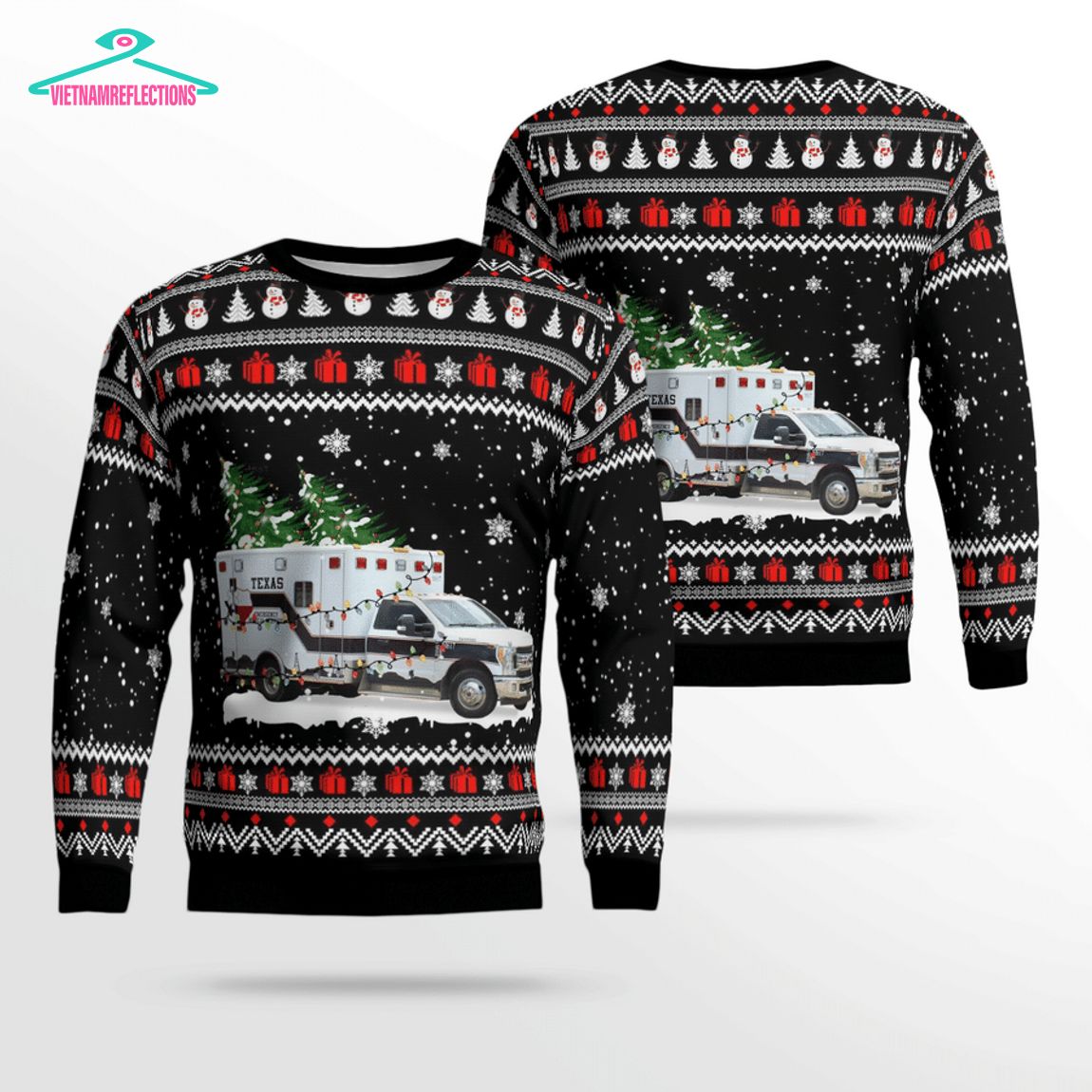 Texas EMS 3D Christmas Sweater - Have you joined a gymnasium?