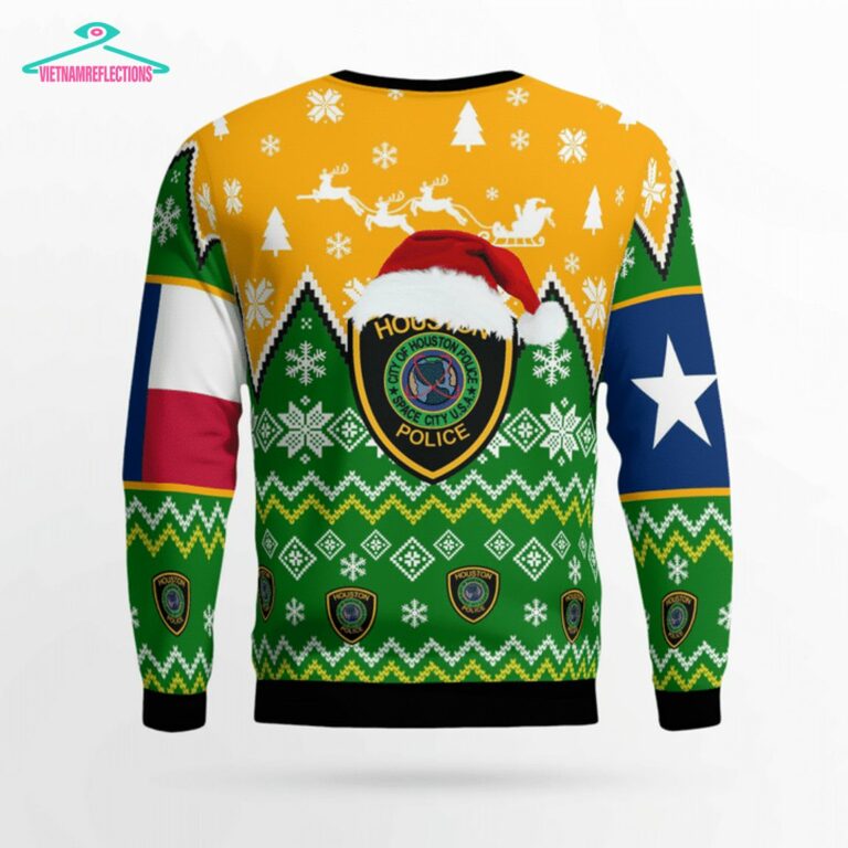 Texas Houston Police Department 3D Christmas Sweater - Great, I liked it