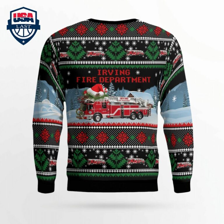 Texas Irving Fire Department 3D Christmas Sweater - Hey! You look amazing dear