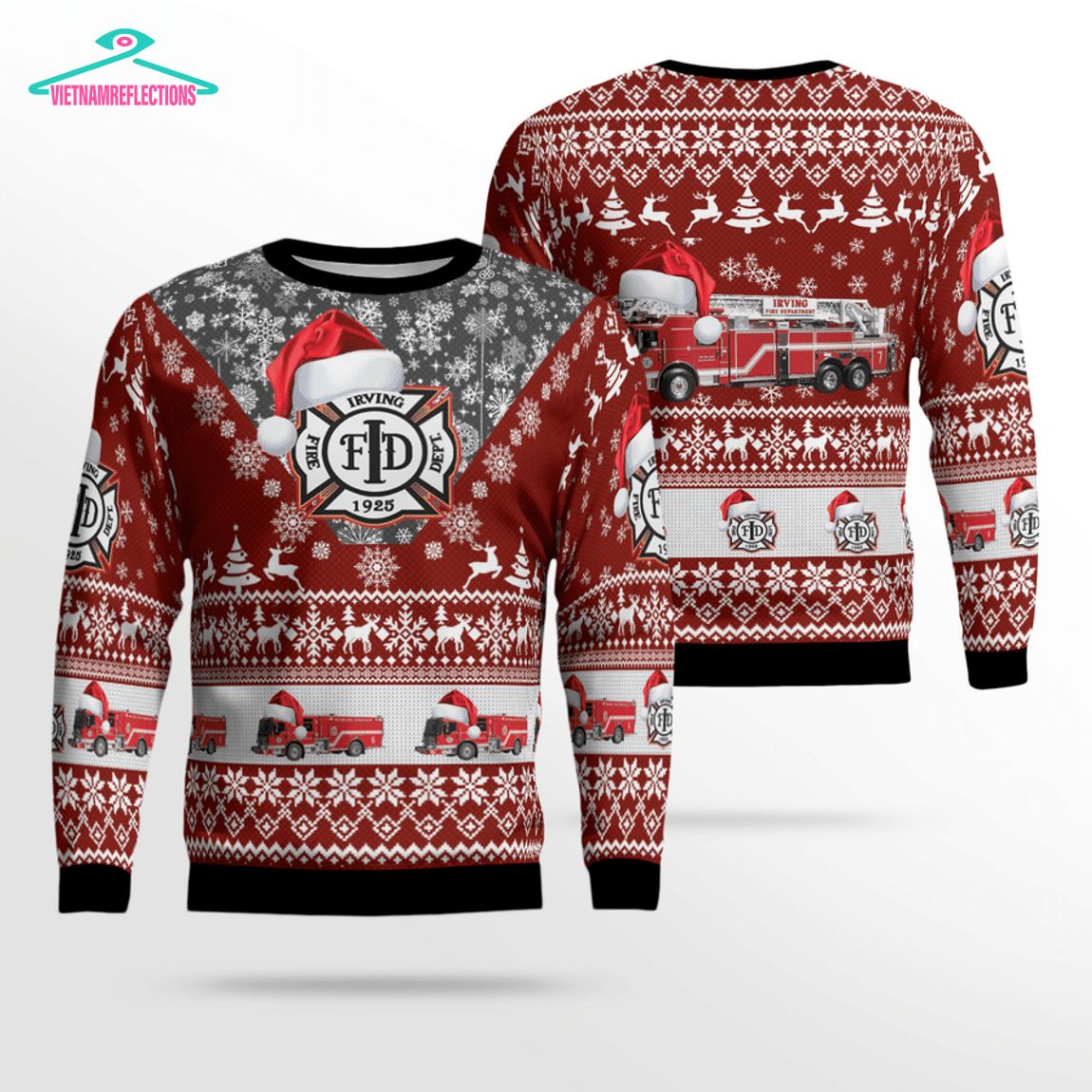 Texas Irving Fire Department Ver 2 3D Christmas Sweater - Great, I liked it