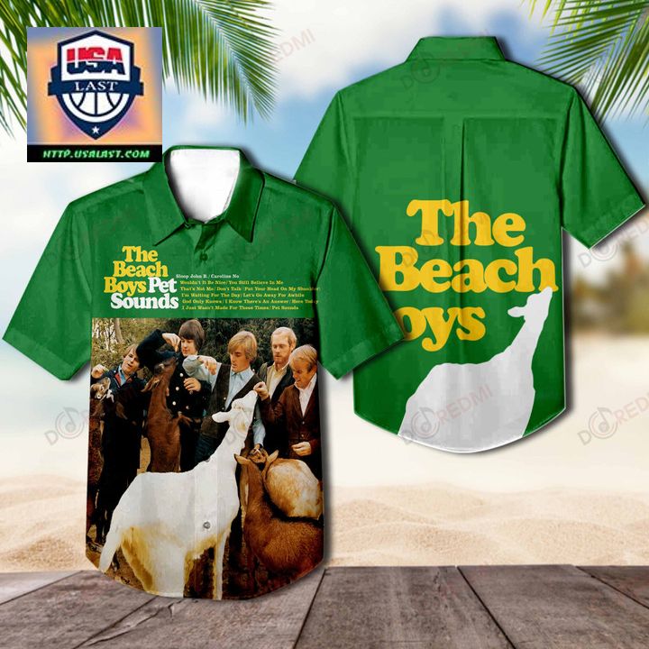 Low Price The Beach Boys Pet Sounds Album Hawaiian Shirt