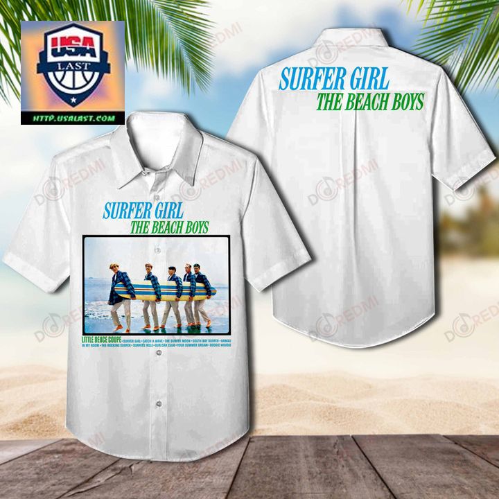 Luxury The Beach Boys Surfer Girl Album Hawaiian Shirt