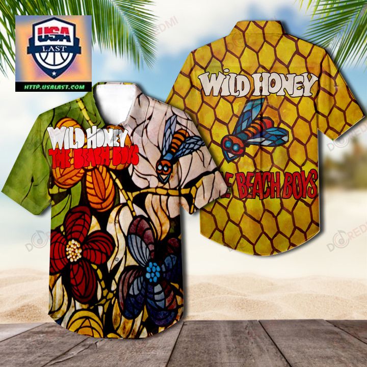 New The Beach Boys Wild Honey Album Hawaiian Shirt