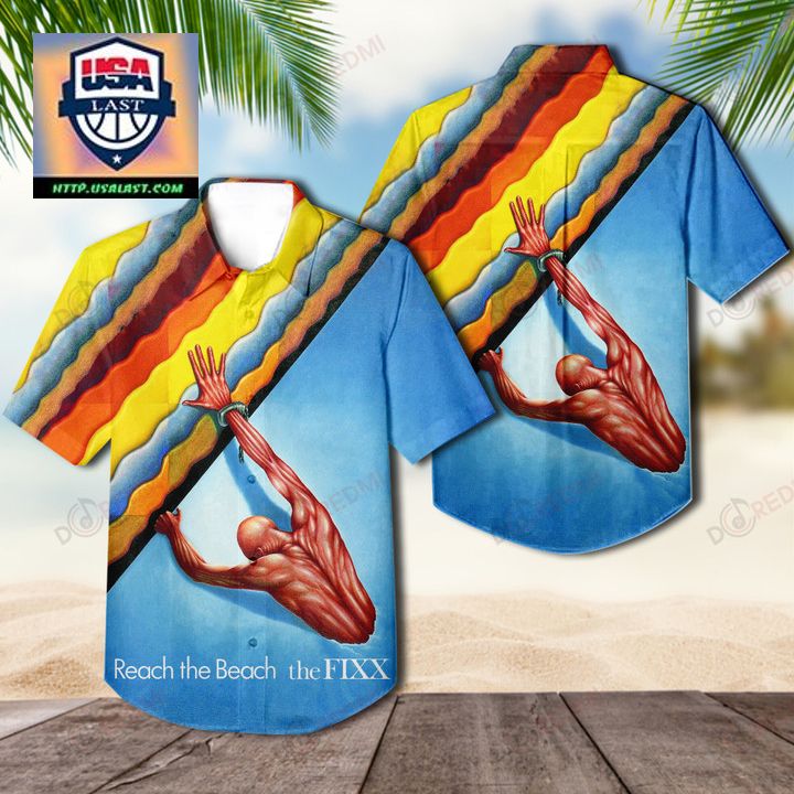 The Fixx Reach the Beach Album Hawaiian Shirt - Mesmerising