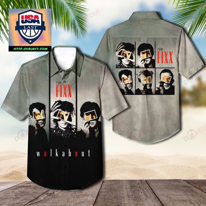 Nice The Fixx Walkabout Album Hawaiian Shirt