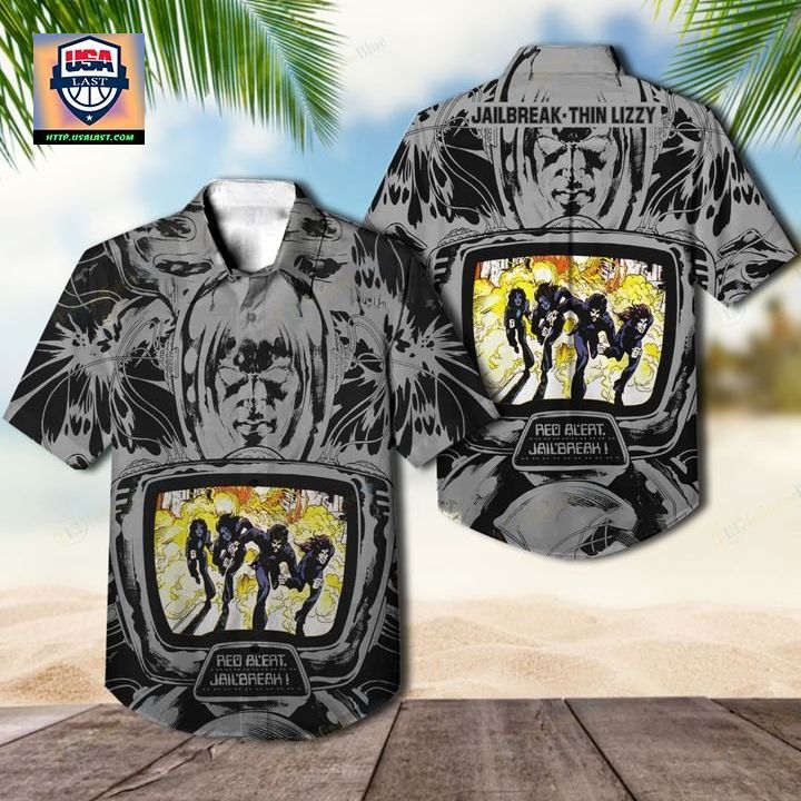 Where To Buy Thin Lizzy Jailbreak Album Hawaiian Shirt