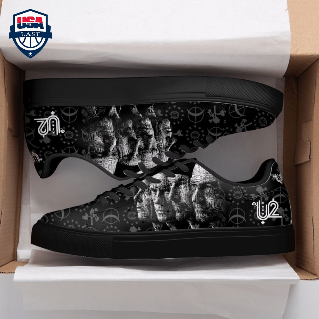 U2 Rock Band Style 1 Stan Smith Low Top Shoes