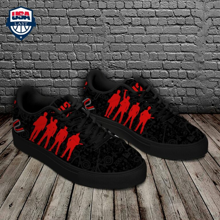 U2 Rock Band Style 2 Stan Smith Low Top Shoes - Rocking picture