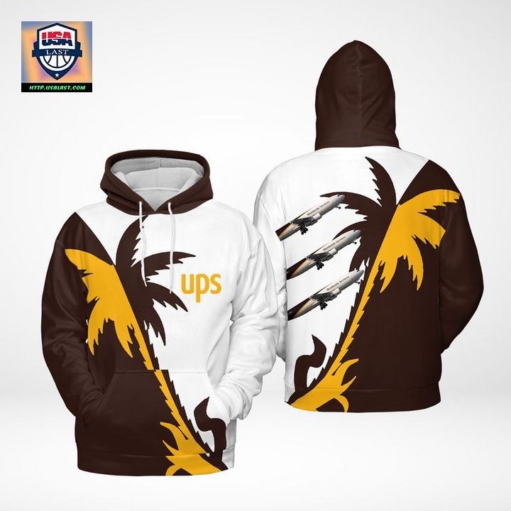 UPS Airbus A300F4-622R Hoodie 3D - Hey! Your profile picture is awesome