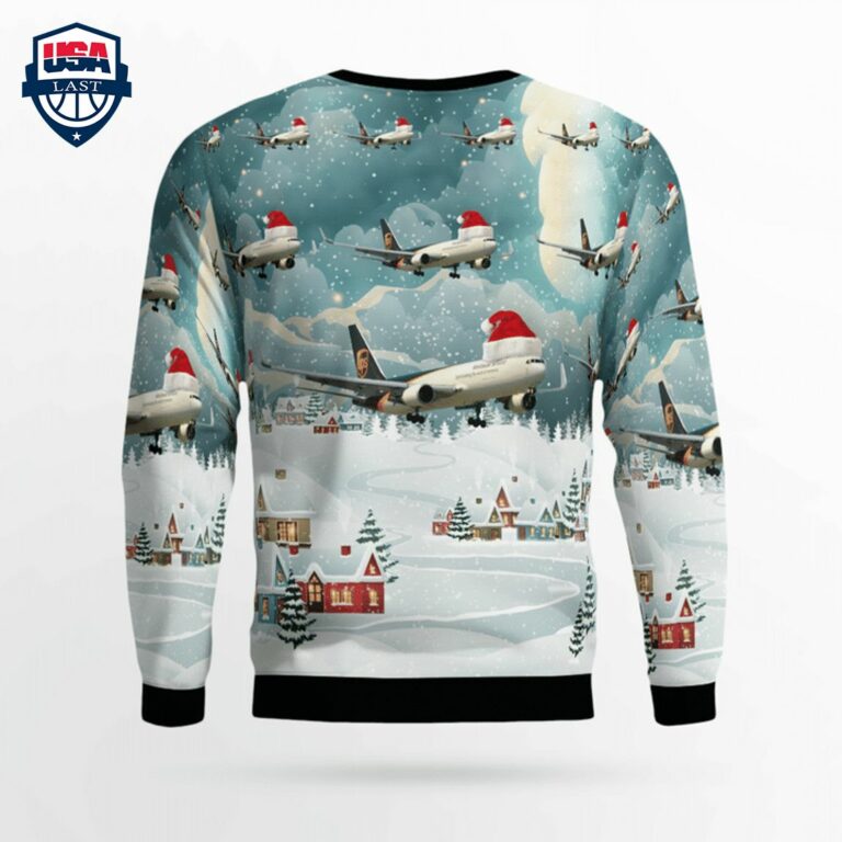 UPS Boeing 767-300F ER 3D Christmas Sweater - Have you joined a gymnasium?