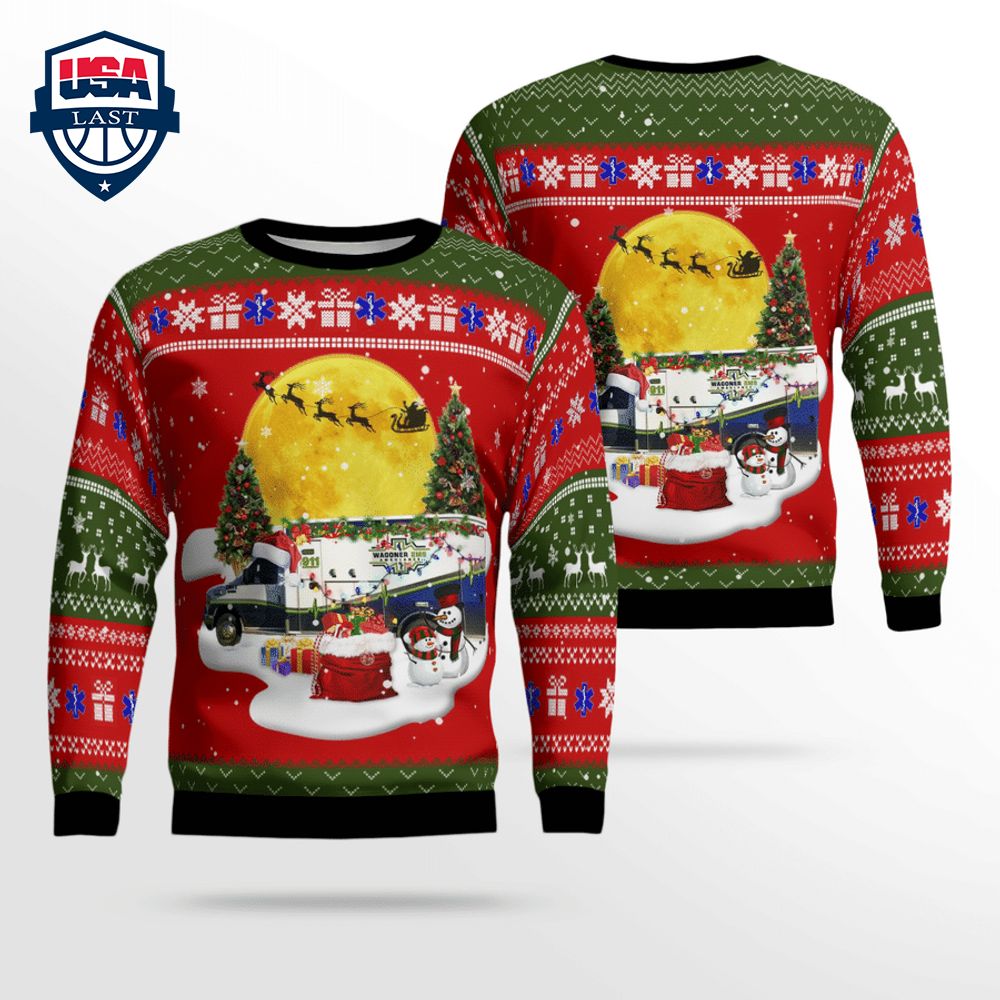 Wagoner EMS 3D Christmas Sweater